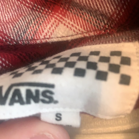 EUC Size Small VANS Flannel Shirt - Picture 5 of 5